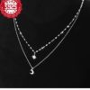 Cancer ♋ – Moonlit Heart Necklace - Image 2